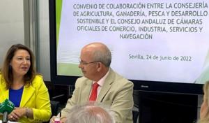 Crespo apuesta por tecnología andaluza para bajar los costes del sector agroalimentario