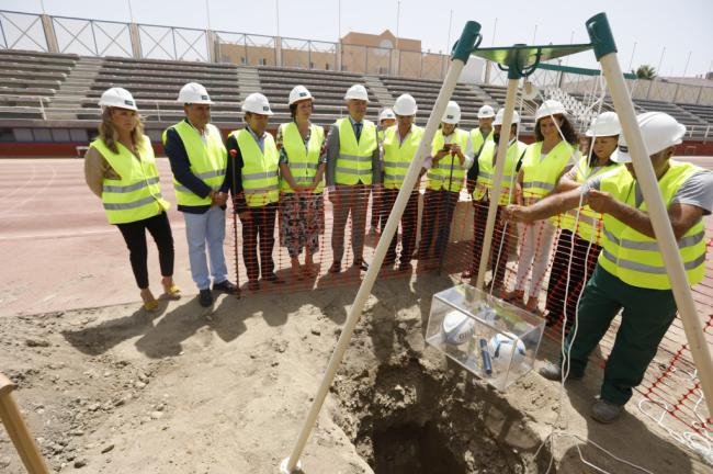 El Ayuntamiento aplaude la agilidad de la Junta en la remodelación del Estadio de la Juventud