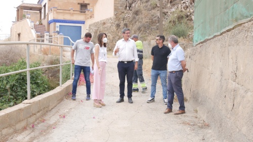 Obras de mejora en la calle Torre Vigía de Guainos 