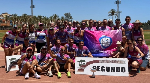 El CD Unión Atletas Almería subcampeona de Andalucía de Clubes Máster