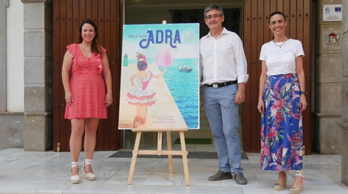 Manuel Cortés presenta el cartel oficial de la Feria y Fiestas de Adra 2022
 
 