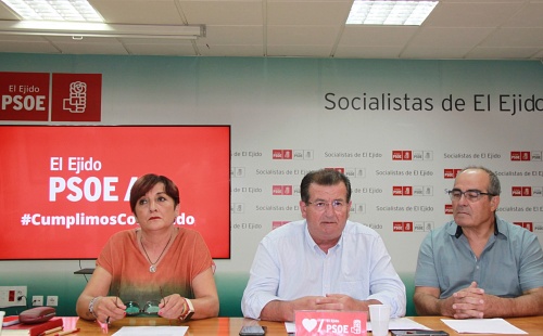 El PSOE de El Ejido se atribuye las inversiones en el municipio