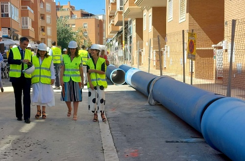 Las obras de conexión de La Pipa Alta y San Cristóbal supera ya el 60%