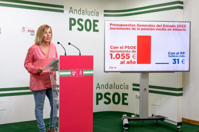 El PSOE valora la subida de 1.055 euros para los pensionistas de Almería