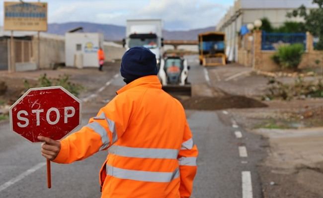 Operativo especial en El Ejido tras las lluvias