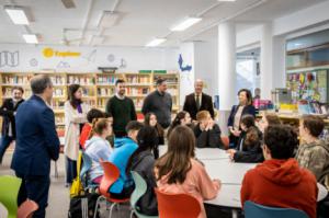 El delegado de Desarrollo Educativo FP inaugura la ampliación del IES Aguadulce