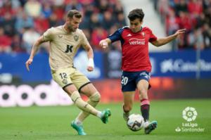 3-1: El Almería se hundió en el segundo tiempo ante el Osasuna