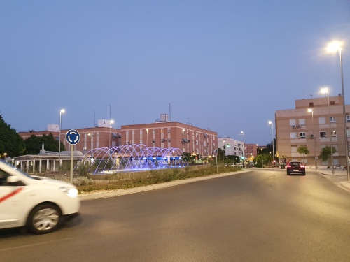 Almería se tiñe de azul por el Síndrome de Sjögren