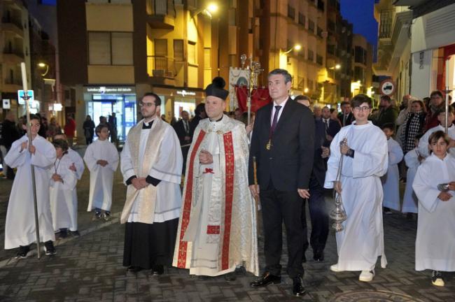 El Cristo de la Expiración regresa a Adra tras su restauración