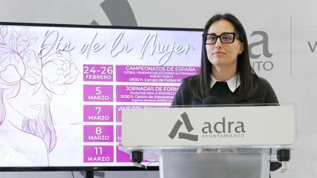 Intenso programa del Ayuntamiento de Adra en el Día Internacional de la Mujer