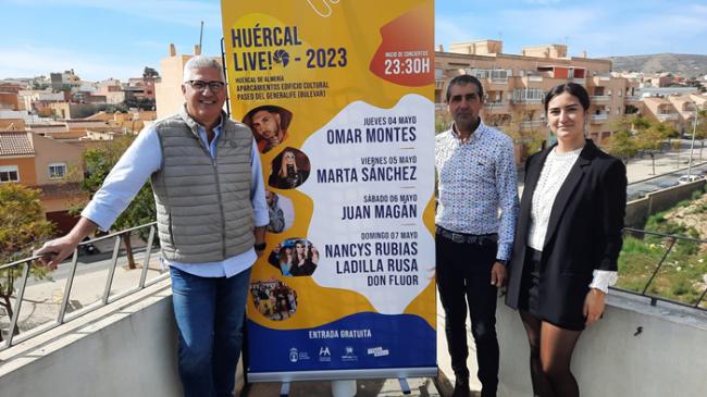 Huércal presenta su cartel de conciertos más ambicioso para las fiestas populares