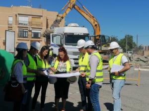 Visita técnica a las obras de regeneración del espacio urbano de Abla