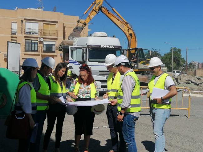 Visita técnica a las obras de regeneración del espacio urbano de Abla