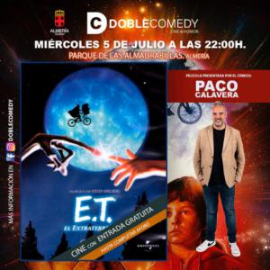 La película ‘E.T.’, presentada por Paco Calavera en ‘Doble Comedy’