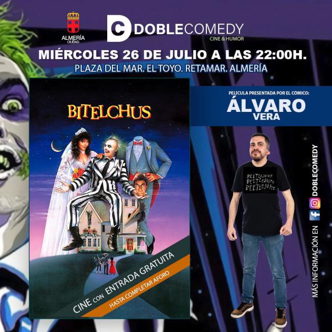 ‘Doble Comedy’ llega a la Plaza del Mar de El Toyo con ‘Bitelchús’ y Álvaro Vera