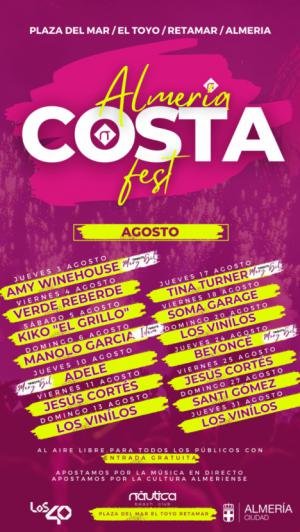 ‘Almería Costa Fest’ para dinamizar El Toyo-Retamar en agosto