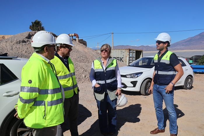 A buen ritmo las obras del nuevo depósito de agua potable de Almerimar