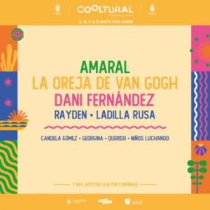 Amaral, La Oreja de Van Gogh, Dani Fernández y Rayden en Cooltural Fest 2024