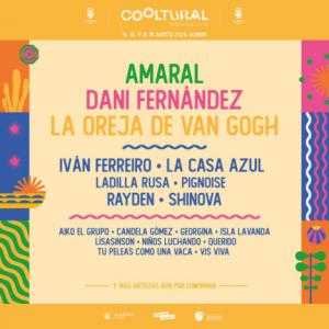 Iván Ferreiro, Shinova, La Casa Azul y Pignoise se sumana al Cooltural Fest 2024