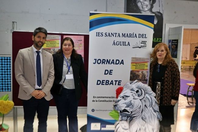 Día de la Constitución con el alumnado del IES Santa María del Águila