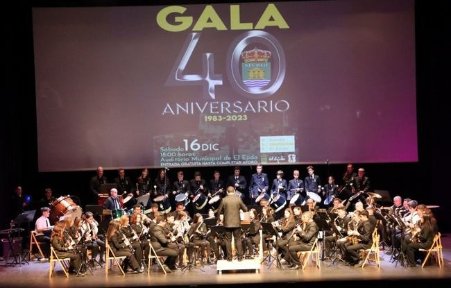 La Sinfónica de El Ejido celebra su 40º aniversario