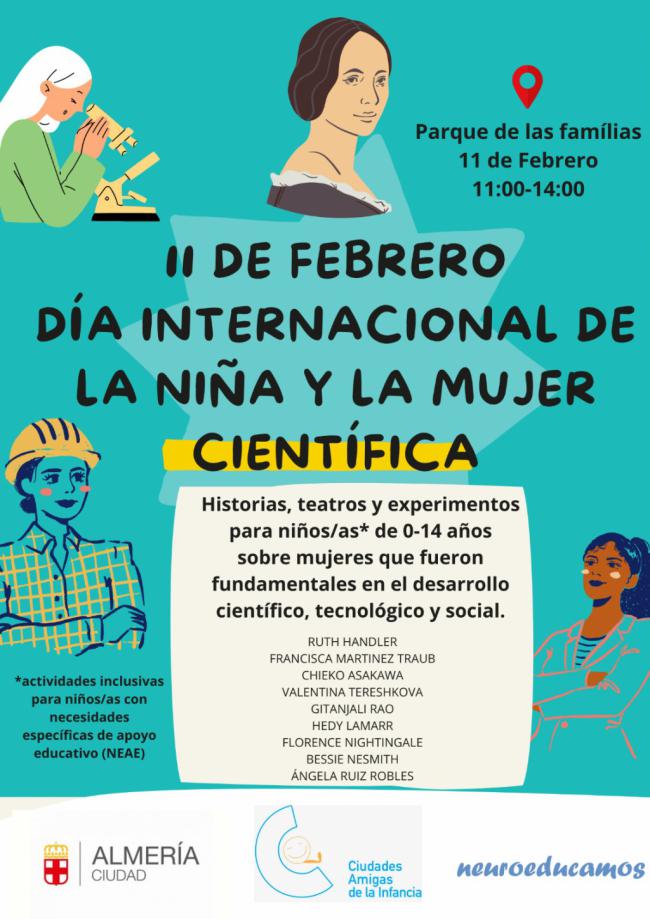 Celebración del Día de la Niña y la Mujer en la Ciencia en Almería