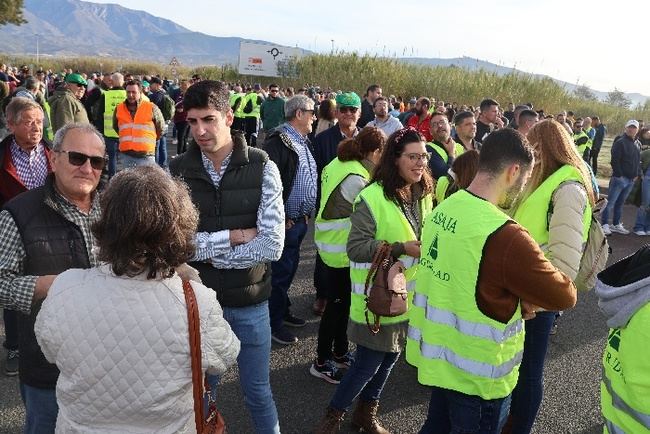 El Ayuntamiento de El Ejido muestra apoyo a los agricultores en concentración en Motril