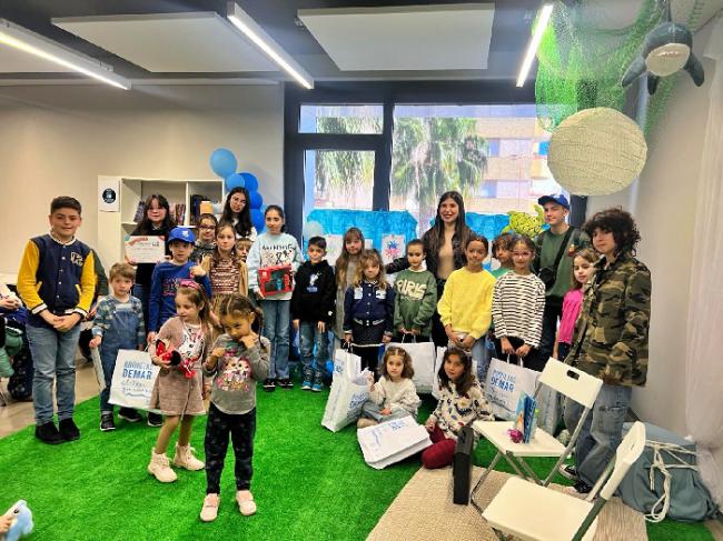 Virginia Martínez gana el concurso de dibujo sobre la mascota del Aula del Mar