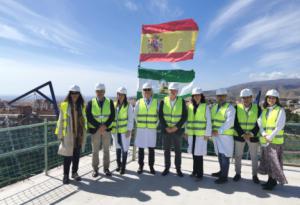 Acabada la estructura del nuevo edificio de consultas en Almería