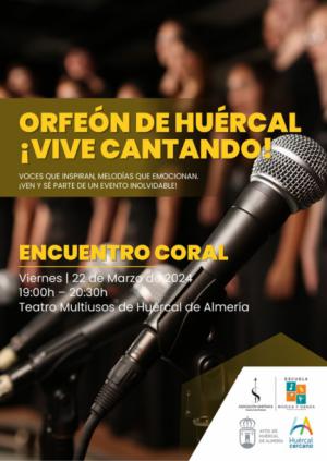 Más de 150 voces de ocho coros de la provincia estarán en el Encuentro Coral ‘Orfeón de Huércal’