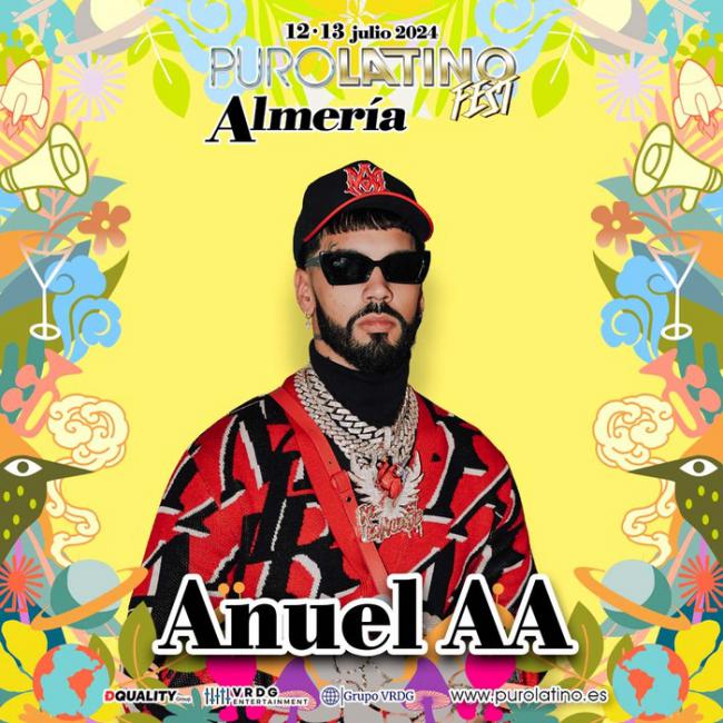 Anuel AA es el nuevo fichaje de Puro Latino Almería Fest