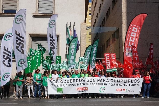 Sindicatos recuerdan a Salud que 'los acuerdos son para cumplirlos'