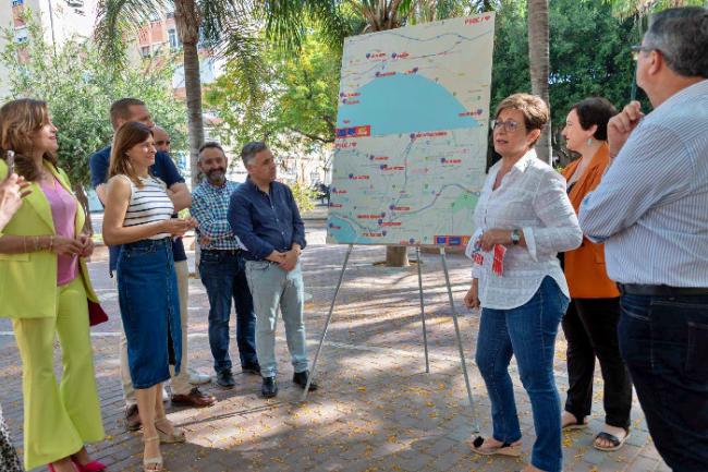 Valverde: “Las únicas obras de relevancia que se ejecutan en Almería proceden de los fondos europeos”