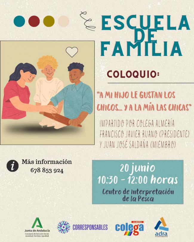 Escuela de Familia de Adra promueve la aceptación de la diversidad sexual