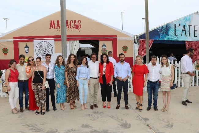 El alcalde de El Ejido inaugura la Feria de Mediodía de San Isidro