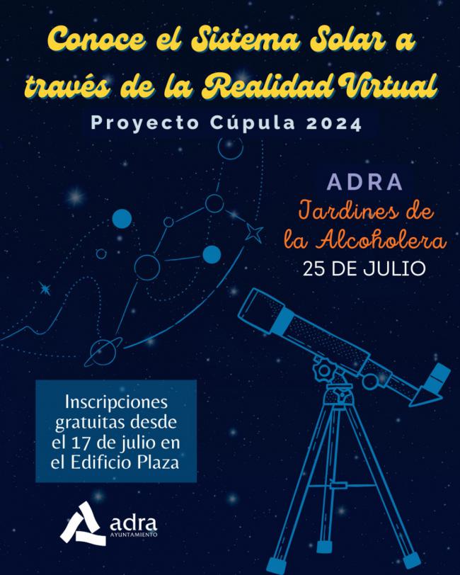 Descubre el universo desde Adra con realidad virtual: Inscripciones abiertas