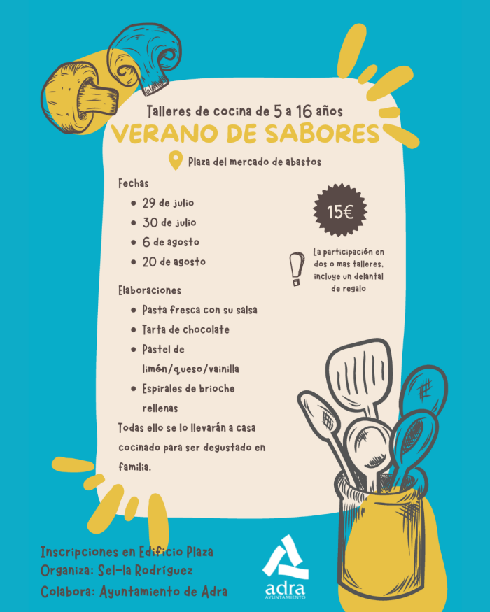 Descubre el evento culinario del verano en Adra para niños y jóvenes