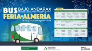 Autobuses directos a la Feria de Almería desde el Bajo Andarax