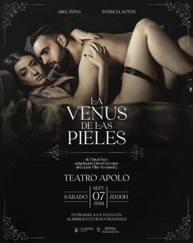 ‘La venus de las pieles’ se representará el 7 de septiembre en el Teatro Apolo