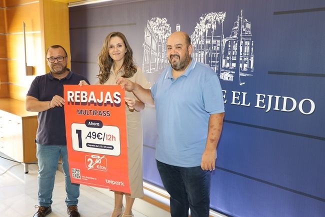 El Ejido ofrece aparcamiento por 1.49 euros durante 12 horas