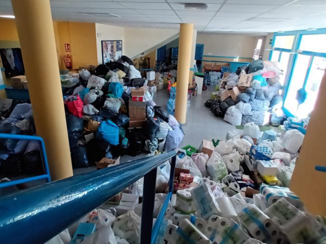 Solidaridad de Adra con los valencianos tras la DANA