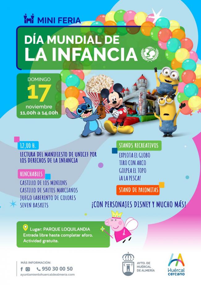 Huércal de Almería celebra el Día Mundial de la Infancia