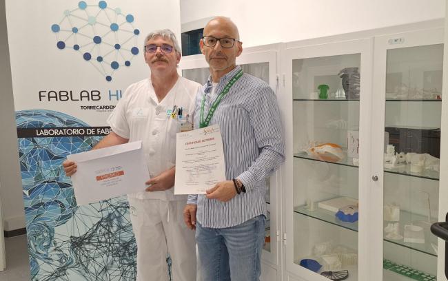 El Hospital Torrecárdenas recibe premio por innovación en impresión 3D médica