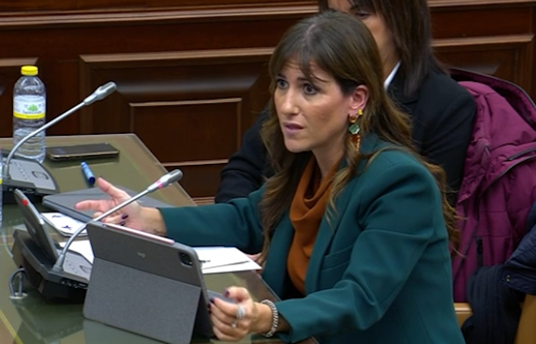 Inés Plaza critica la reducción de fondos para dependencia en Andalucía