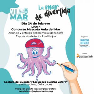 El Aula del Mar expondrá los dibujos del concurso de la mascota