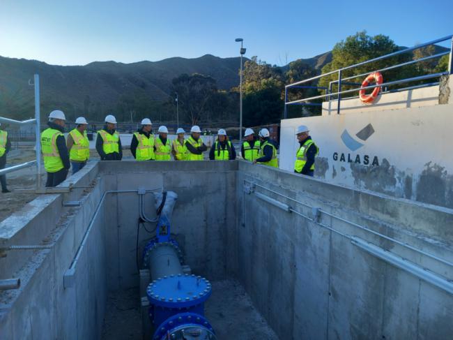 La Junta supervisa las obras de mejora y adecuación de la ETAP del Almanzora
 