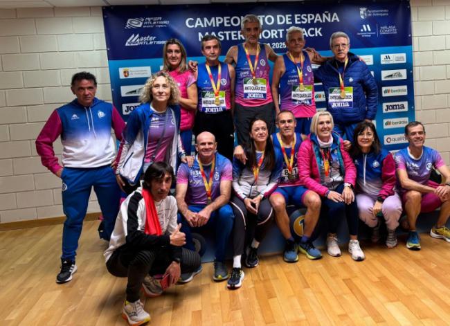 El CD Unión Atletas de Almería conquista 13 medallas en el Campeonato de España Máster