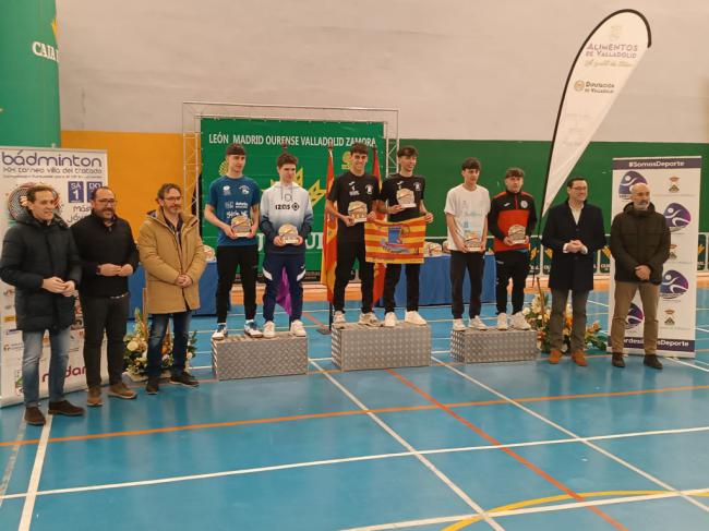 El almeriense Javier Basilio logra el Bronce en Dobles en el Master Nacional de Bádminton Sub19