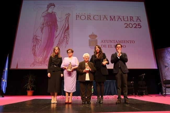 Los VII Premios Porcia Maura distinguen a Marga López Rivas, Amalia Cortés Amat y Cristina González Acién