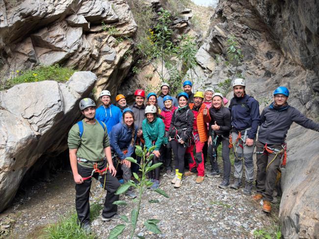 Éxito en la vía ferrata de ‘Adra en la Senda’